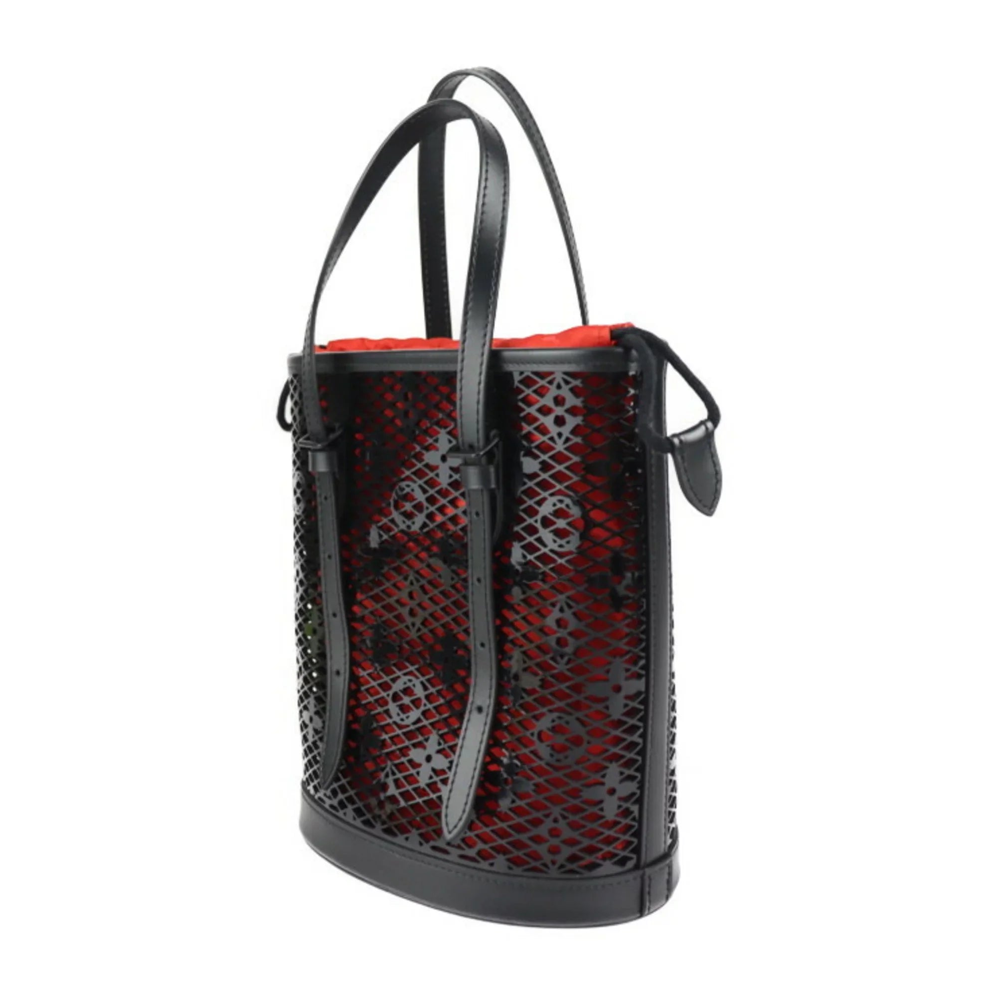 Pre-Owned LOUISize VUITTON Louis Vuitton Race Bucket PM Monogram Tote Bag M20352 Patent Calf Leather Black Sizehoulder (Like New)