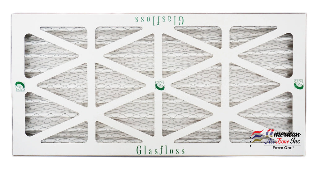 Glasfloss Air Filter 12x25x2 - 2" MERV 10 - (Pack of 4) - Pleated AC or HVAC Air Filter - Furnace Air Filter - Home or Office - Made In The USizeA.