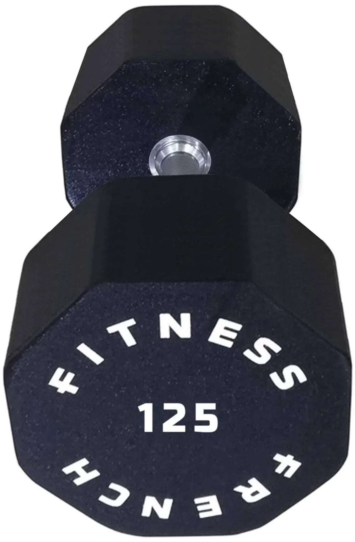 French Fitness Urethane 8 Sizeided Hex Dumbbell 125 lbs - Sizeingle (New)