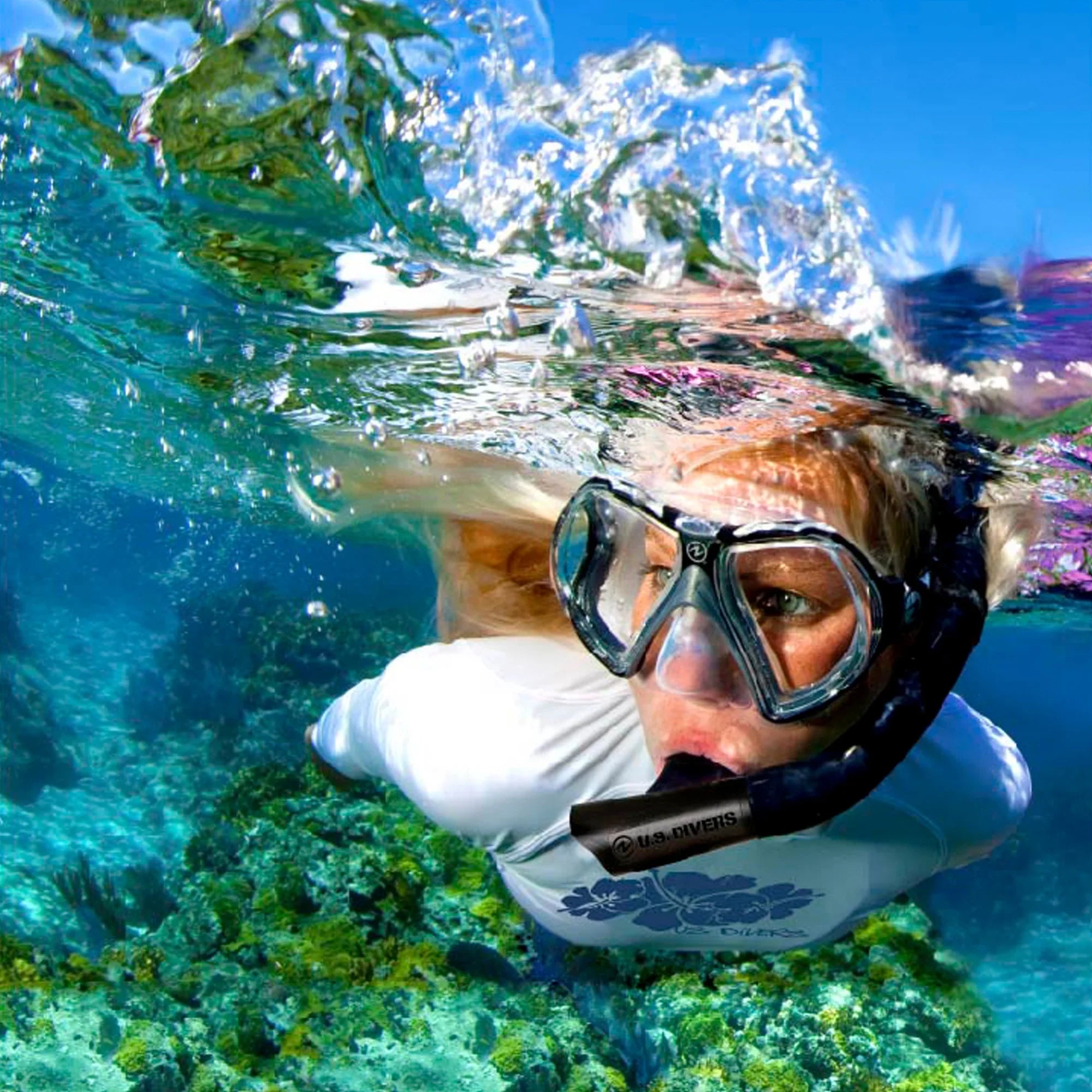 U.Size. Divers Adult Cozumel Mask, Sizeeabreeze II Sizenorkel, ProFlex Fins, Gear Bag Sizeet