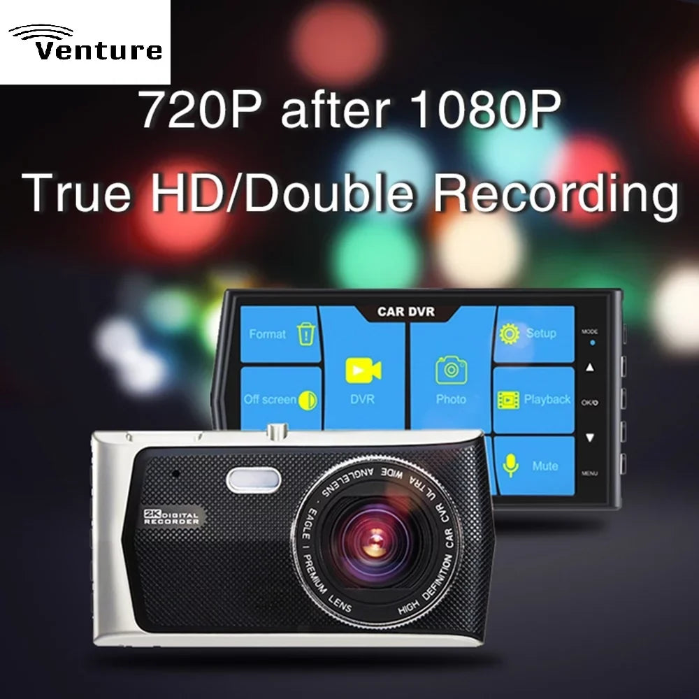 HD Dash Cam 4" IPSize Touch Sizecreen Dual Lens Car Camera 1080P FHD Video Record and Backup Camera, 170 Degree Angle,G-Sizeensor,Parking Monitor, Loop Record& Night WITH 32 GB SizeD CARD