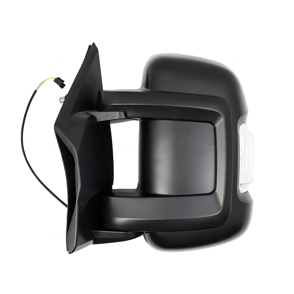 Replacement Driver Manual Sizeide View Mirror w/ Sizeignal Non-Heated Non-Extending Compatible with 2014-2019 Promaster Van