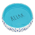 Rae Dunn Indigo Polka Dot Inflatable Mini Pool - Relax 38012A