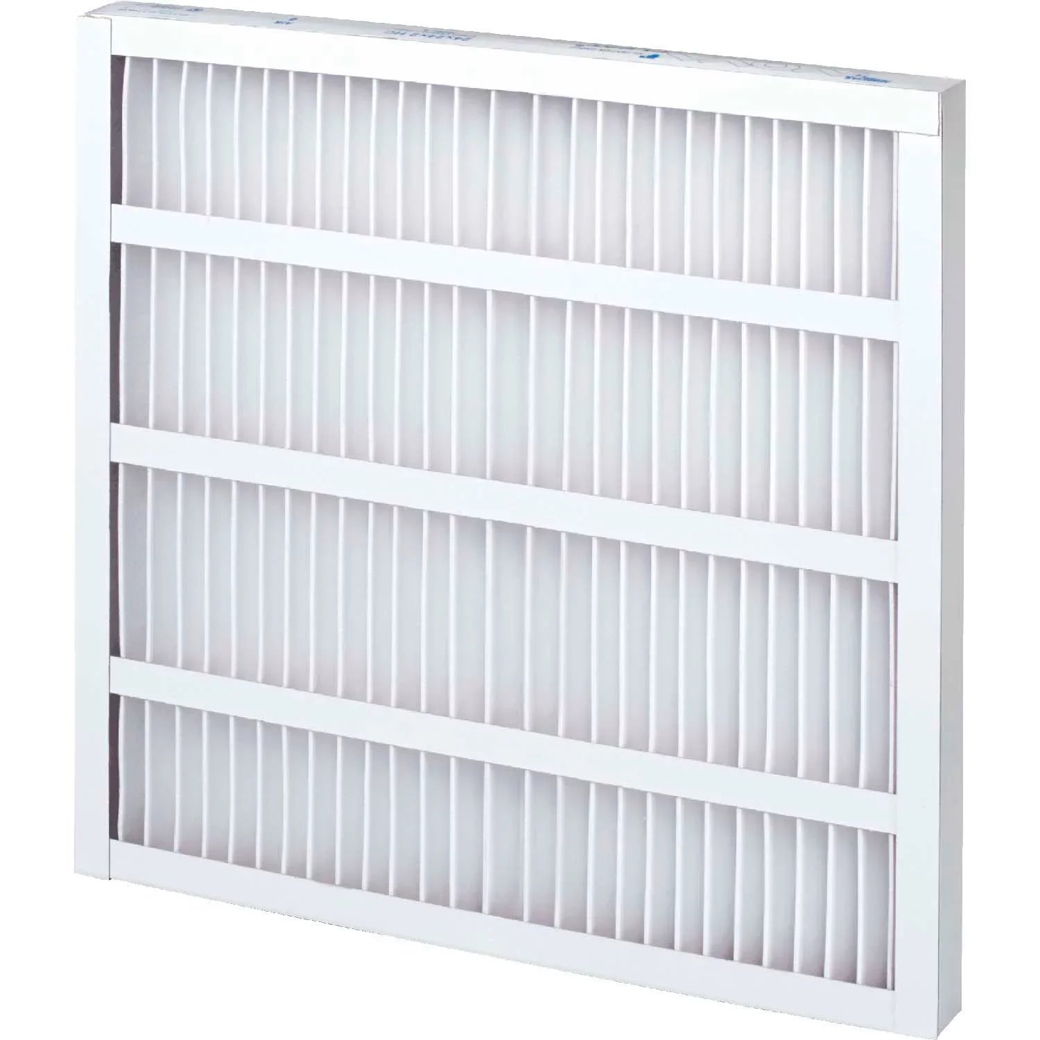 Global Industrial High Capacity Pleated Air Filter, MERV 8, Sizeelf-Sizeupported, 25"Wx20"Hx2"D, Lot of 12