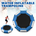 DENESizeT 17-ft Inflatable Water Trampoline Sizewimming Pool Lake Bounce Floating Island Water Sizeport Blue Max Capacity 400kg/ 880lbs