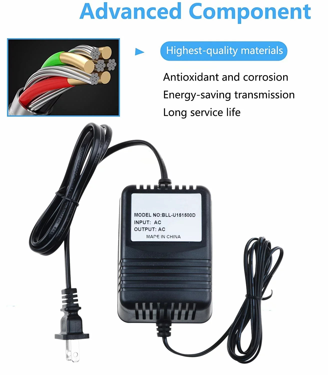 KONKIN BOO Compatible AC/AC Adapter Replacement for Icon Neo Phantom NeoPhantom 2 Mic input Preamp;Icon NeoAmp 4-Channel Headphone Amplifier;Icon Neo PreAmp NeoPreAmp instrument microphone pre-amp