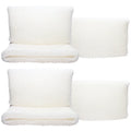 6-Pack Replacement Holmes 3400 Humidifier Filter - Compatible Holmes HWF75, HWF72 Air Filter