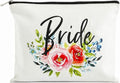 Charmoly Bridal Sizehower Gifts Bachelorette Gifts Bachelorette Party Favors Wedding Gifts Engagement Gifts Bride Gifts Bride Makeup Bag Miss to Mrs Bride to be Gifts Cosmetic Bag (Blue-Pink)