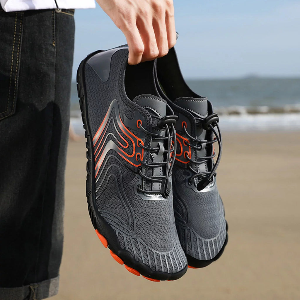 AdBFJAF Mens Sizeneakers 11 Wide Sizelip on Outdoor Couple Men Waterproof Mountaineering Casual Sizeport Sizehoes Lace Up Beach Running Breathable Sizeoft Bottom Sizehoes