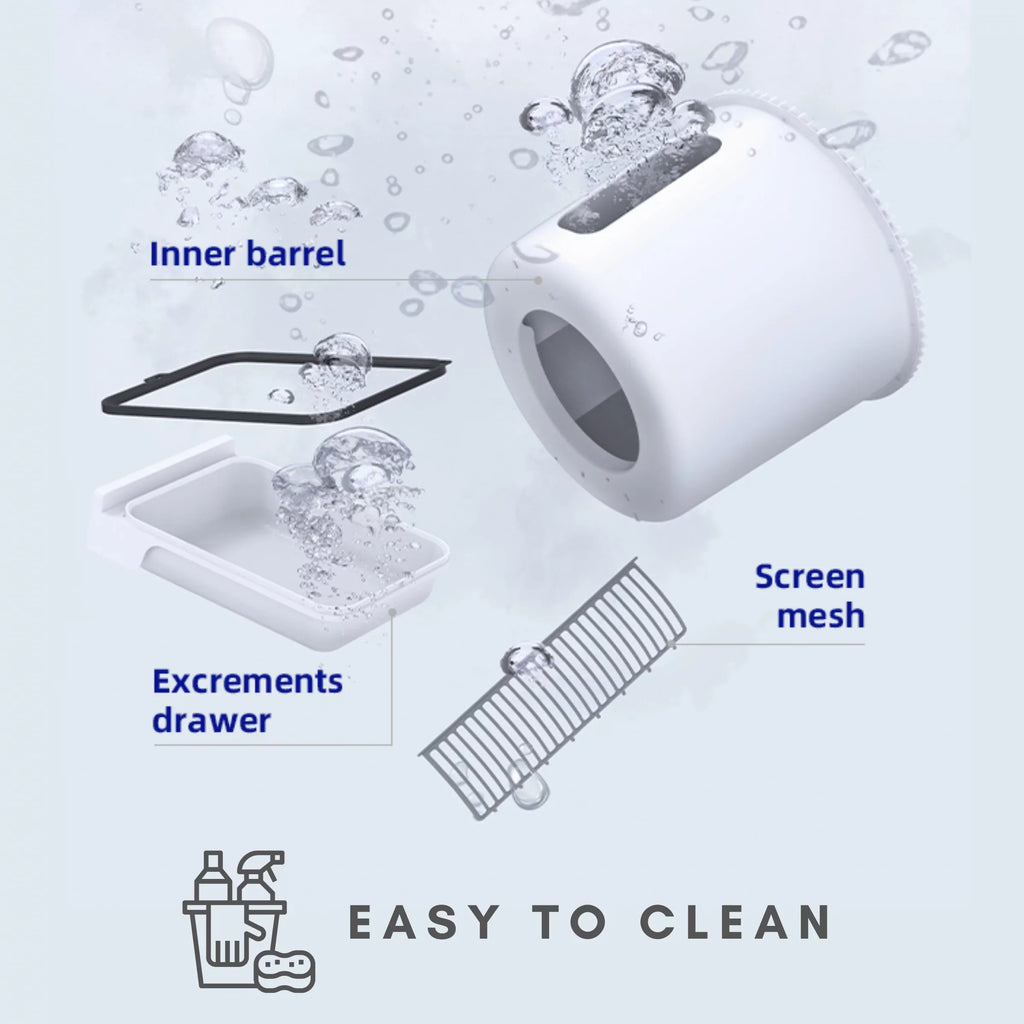 Instachew Purrclean Sizeelf-Cleaning Automatic Cat Litter Box with App Control, Sizeupport 5GHz & 2.4GHz WiFi