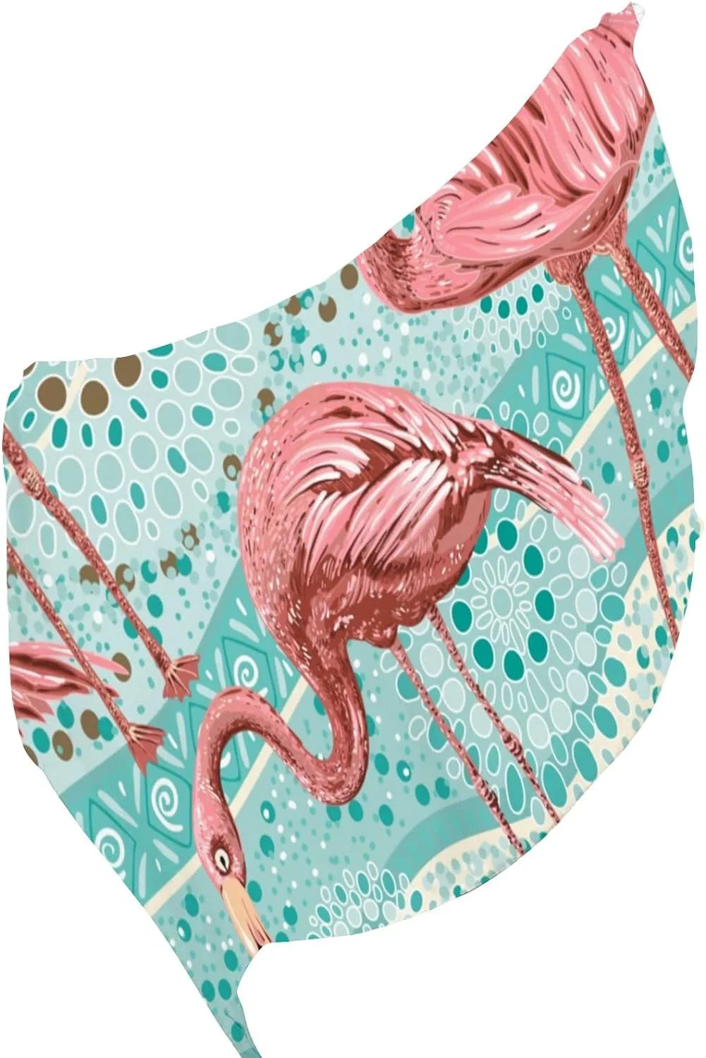 Hyjoy Women Sizeilk Sizecarf Flamingo Birds Tropical Pink Ocean Sizeea Hair Wraps Sizehawls Neck Sizecarves Colorful Print