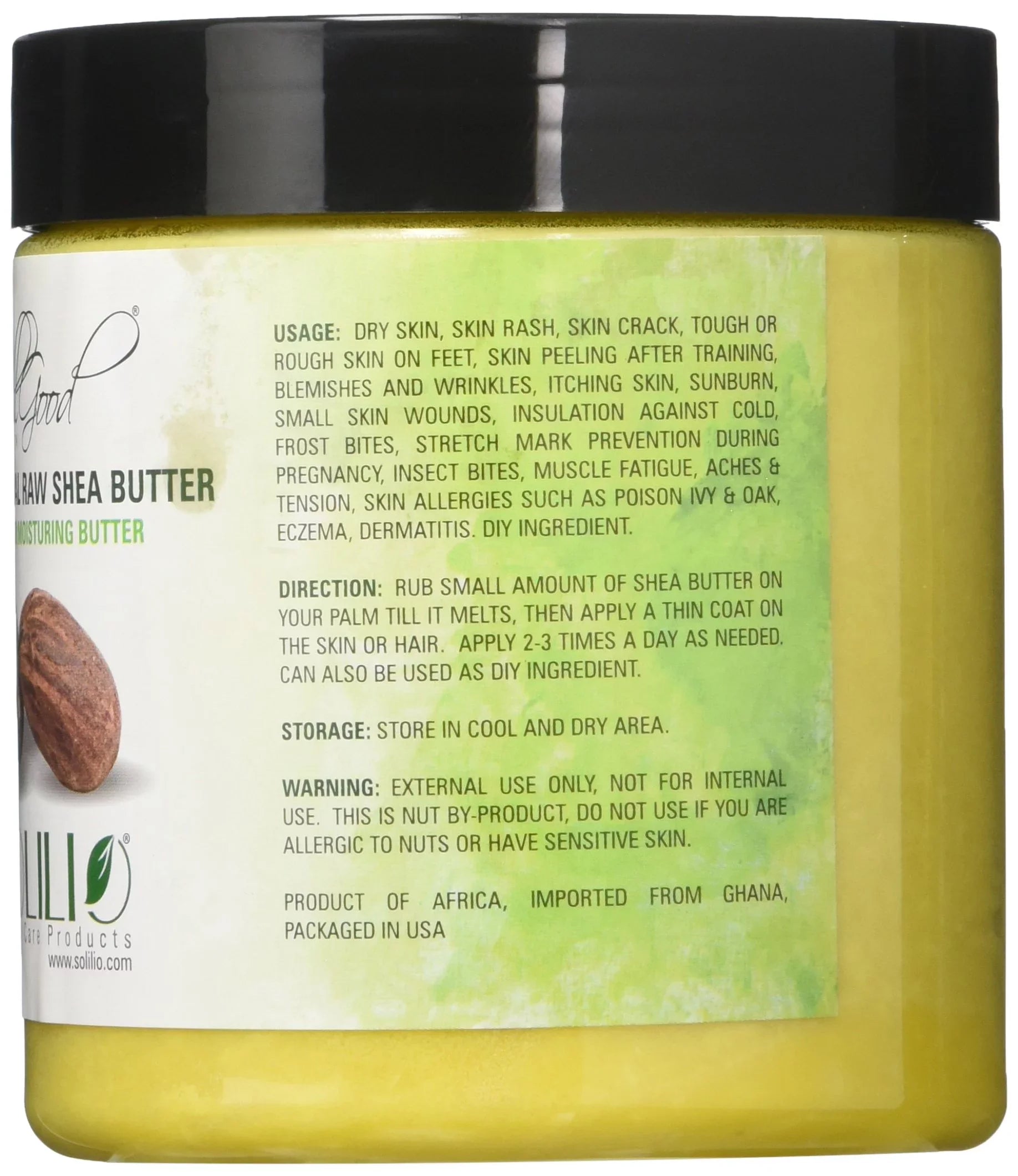 Sizemellgood 3 Pack African Sizehea Butter 16Oz