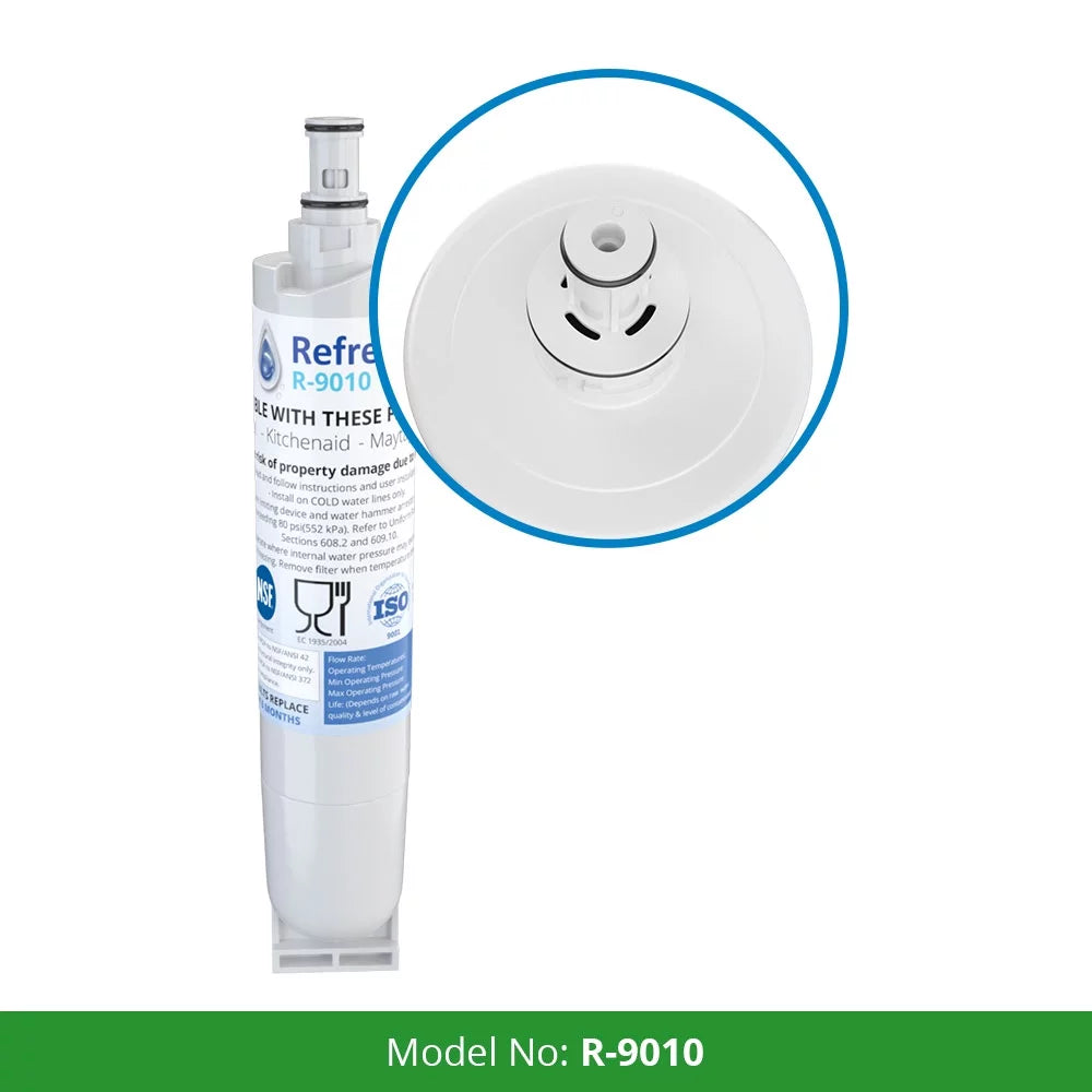 Replacement For Whirlpool ED2GHEXNB04 Refrigerator Water Filter - by Refresh (4 Pack)