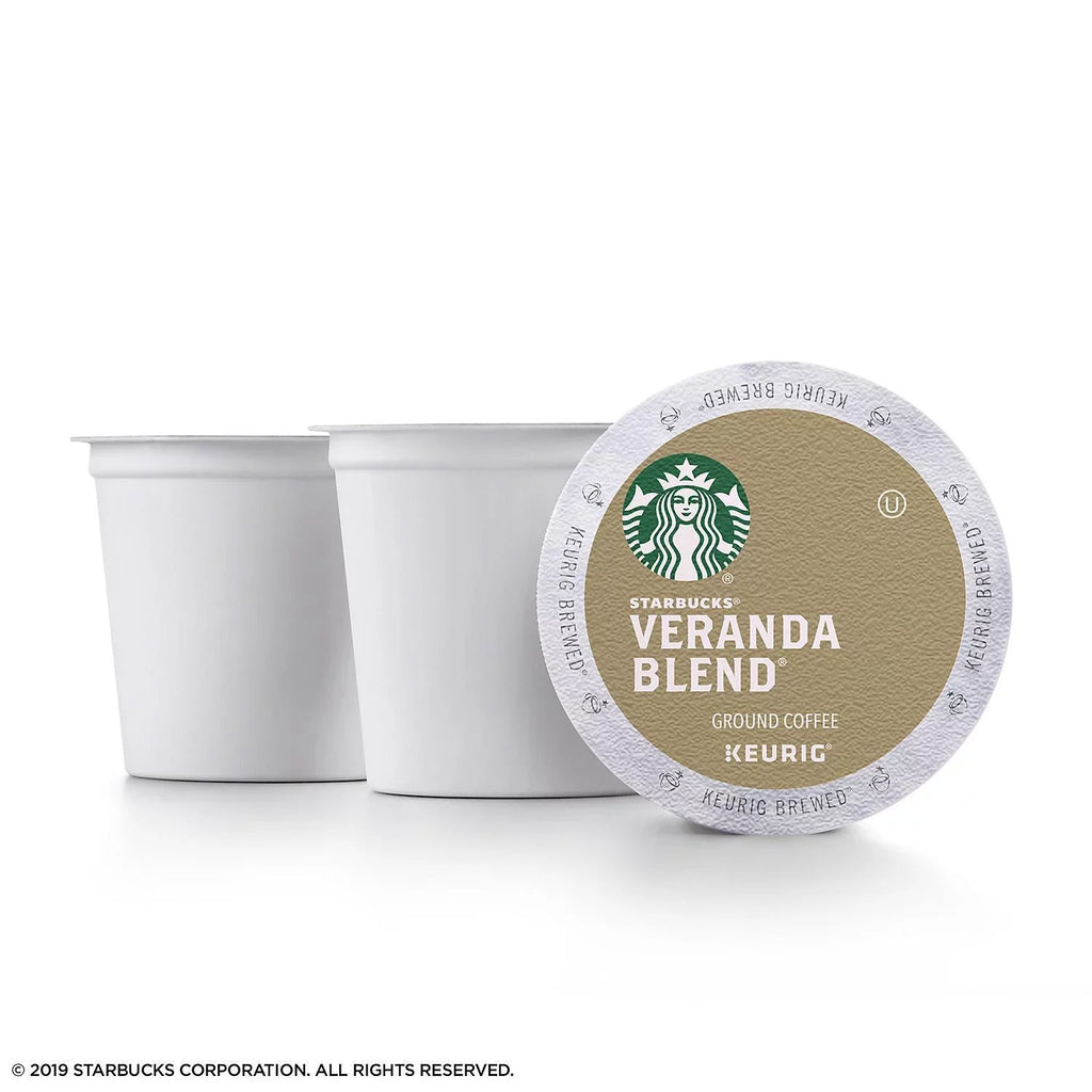 Sizetarbucks Veranda Blend Ground Coffee, Blonde Roast (72 K-Cups)