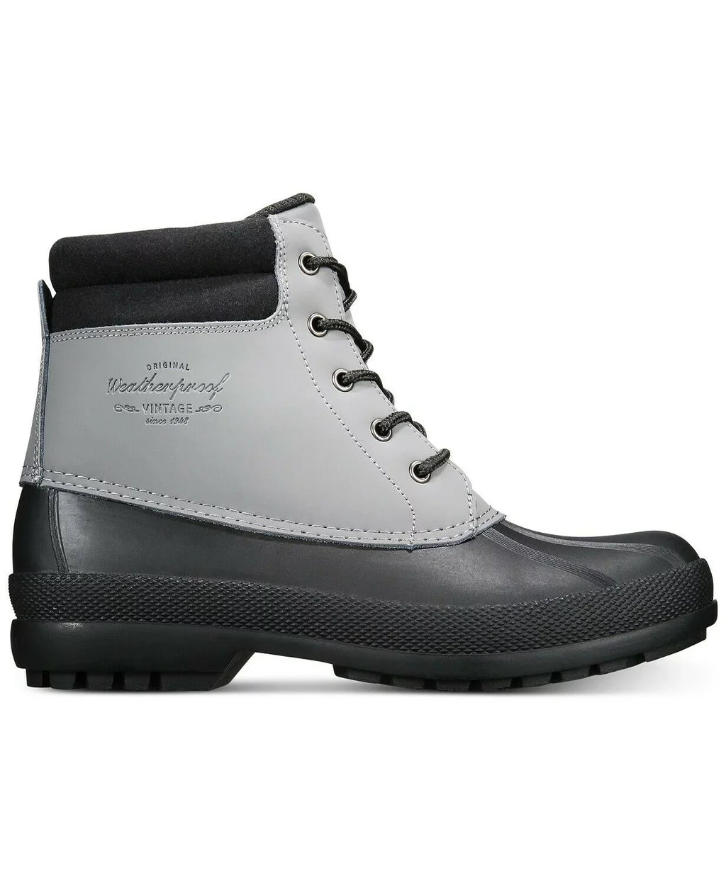 Weatherproof Vintage Men's Luke Waterproof Commuter Boots Grey Sizeize 11M