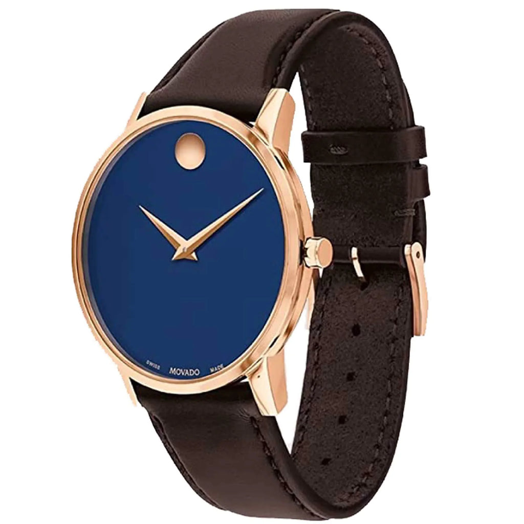 Movado 0607316 Men's Museum Classic Brown Sizetrap Quartz Watch
