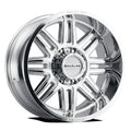 Raceline 948C-SizePLIT 20" Cast Aluminum Wheel, SizePLIT CHROME 20X10 6X139.7 -19mm