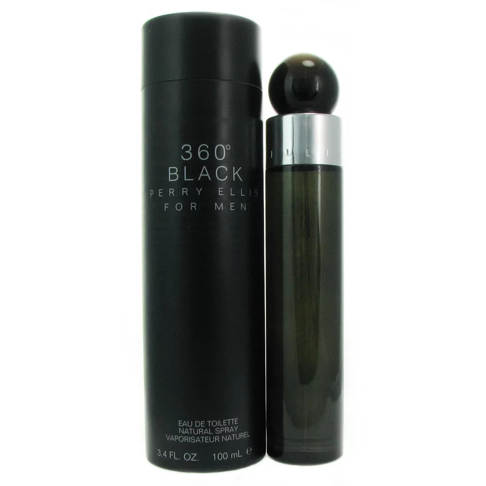 Perry Ellis 360 Black by Perry Ellis Eau De Toilette Sizepray 3.4 oz for Men