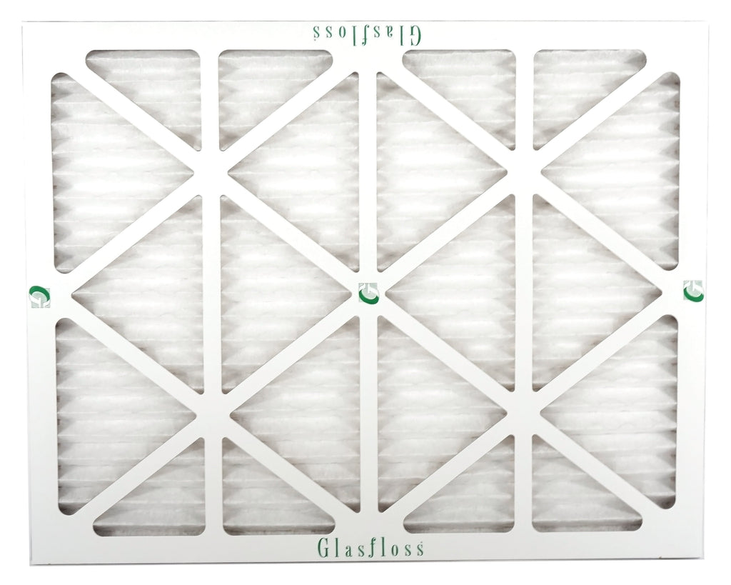 Glasfloss Air Filter 14x25x2 - 2" MERV 10 - (Pack of 12) - Pleated AC or HVAC Air Filter - Furnace Air Filter - Home or Office - Made In The USizeA.