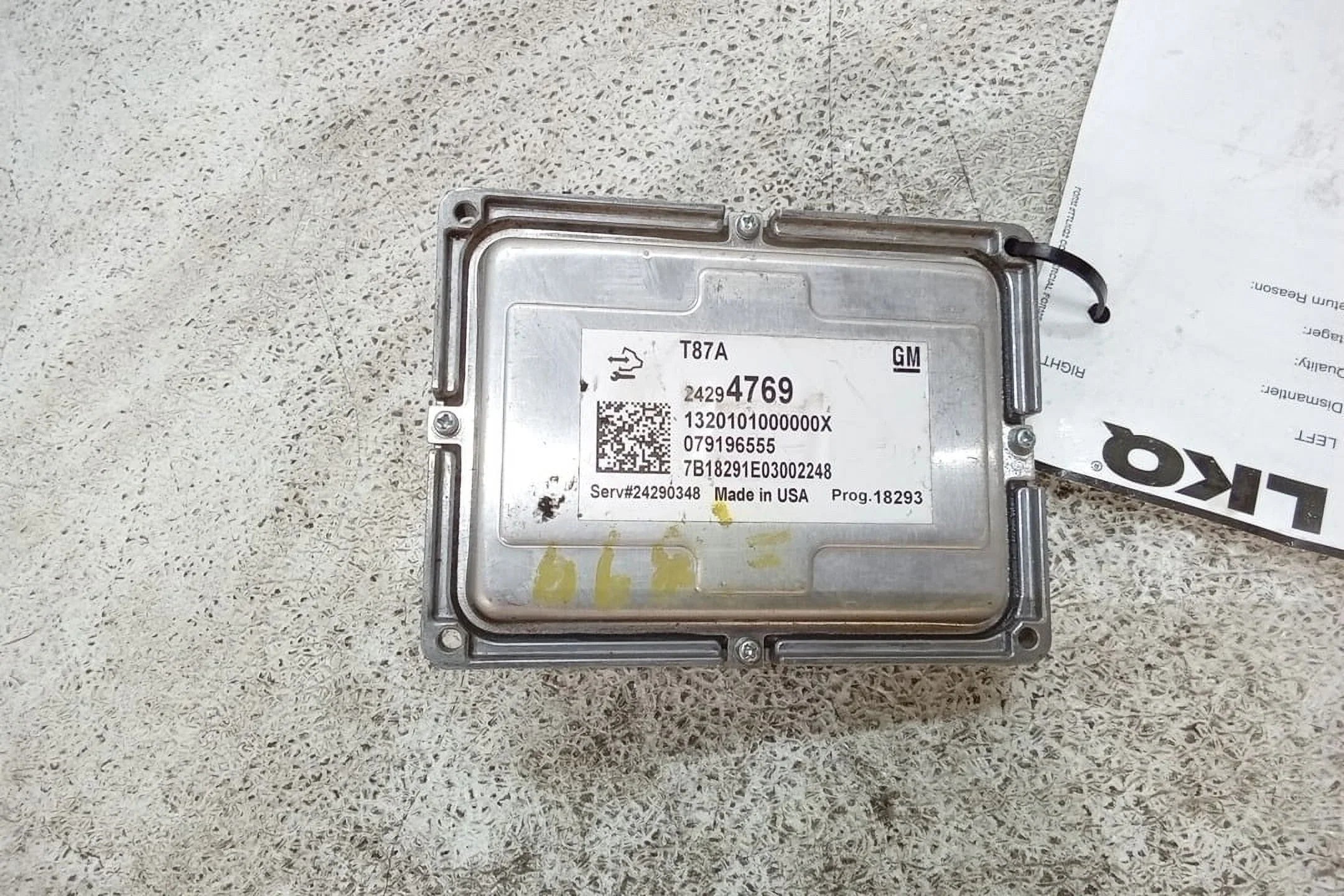 Pre-Owned 2019 Chevrolet Express 2500 Van Transmission Control Module 24294769 OEM (Good)