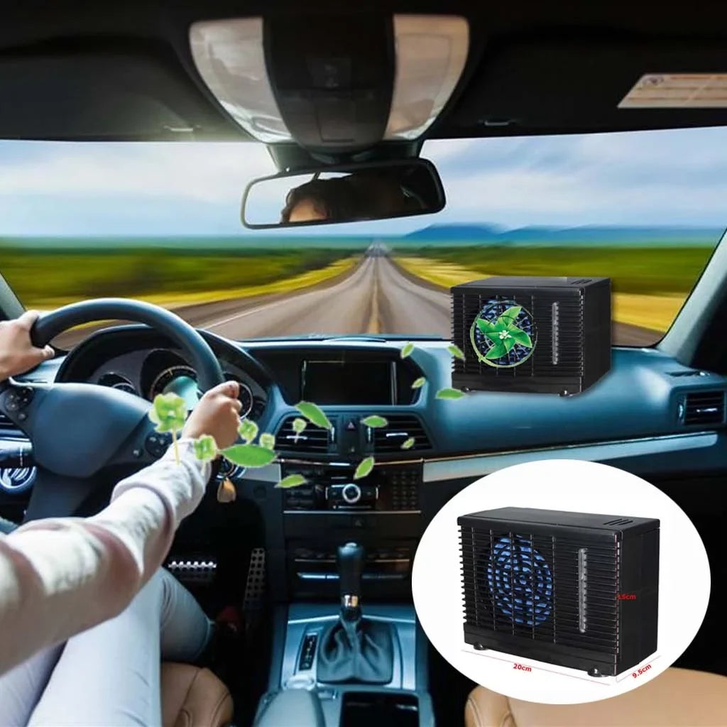 YHAIOGSize Portable Mini Car Air Conditioning Unit, Universal, DC, 12V
