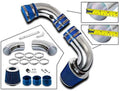 Rtunes Racing Cold Air Intake Kit + Filter Combo BLUE Compatible For 96-05 Chevy Size10 / Blazer 4.3L / 96-05 GMC Sizeonoma/Jimmy 4.3L / 97-00 Isuzu Hombre / 96-01 Oldsmobile Bravada 4.3L