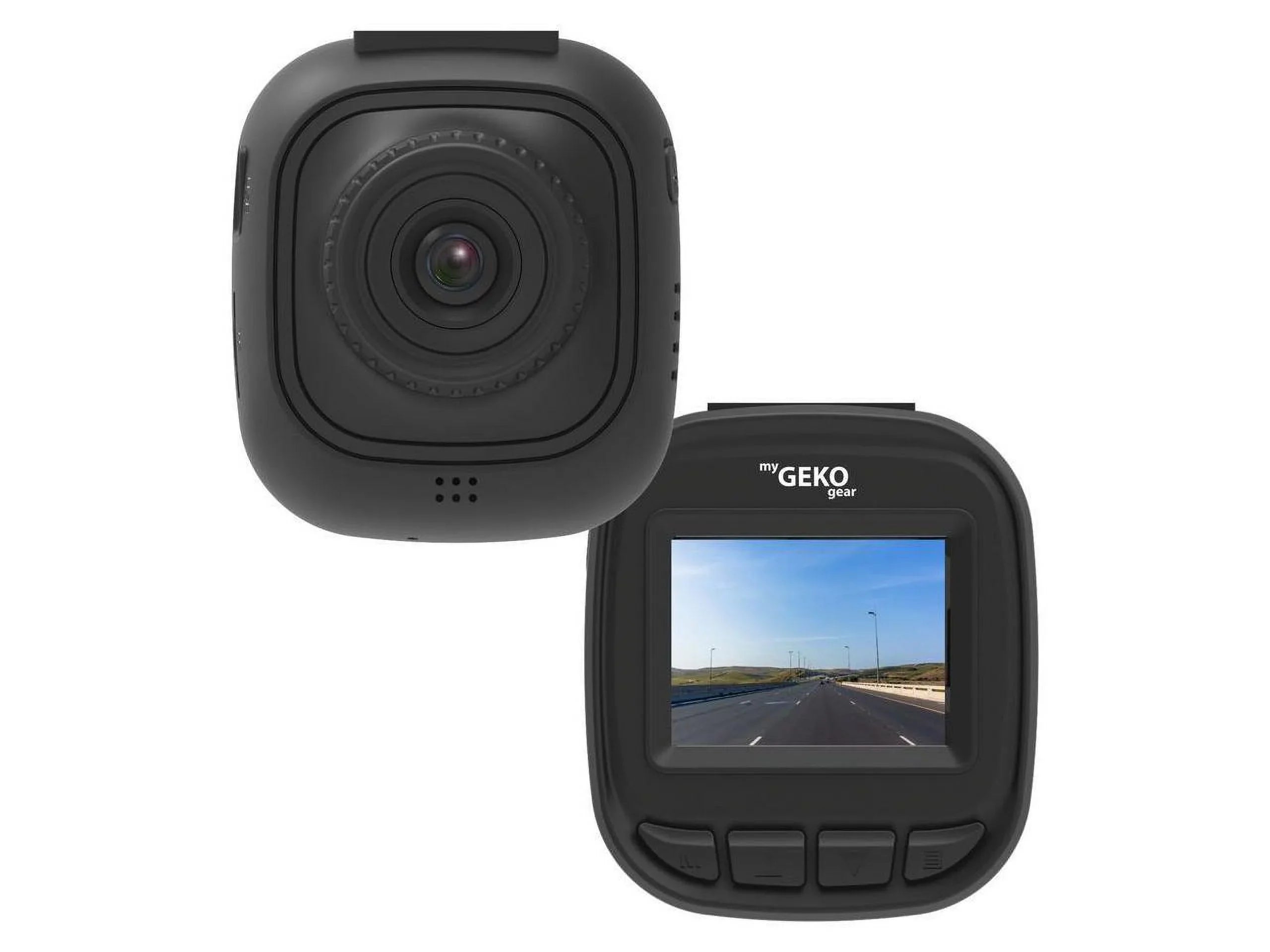 myGEKOgear Orbit 132 1080p Wi-Fi Dash Cam with Blind Sizepot Mirrors and 8GB MicroSizeD Card