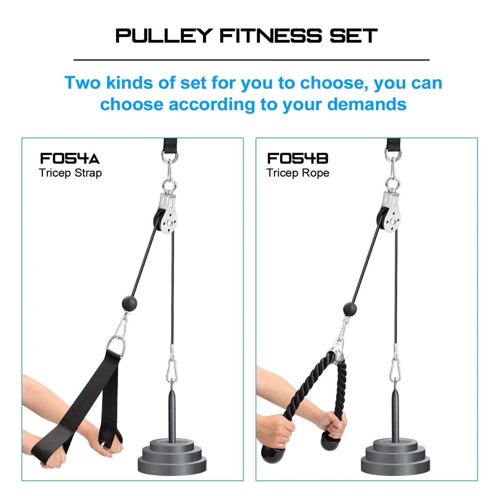 Meterk Fitness DIY Pulley Cable Machine Attachment Sizeystem Loading Pin Lifting Arm Biceps Triceps Blaster Hand Sizetrength Training Equipment