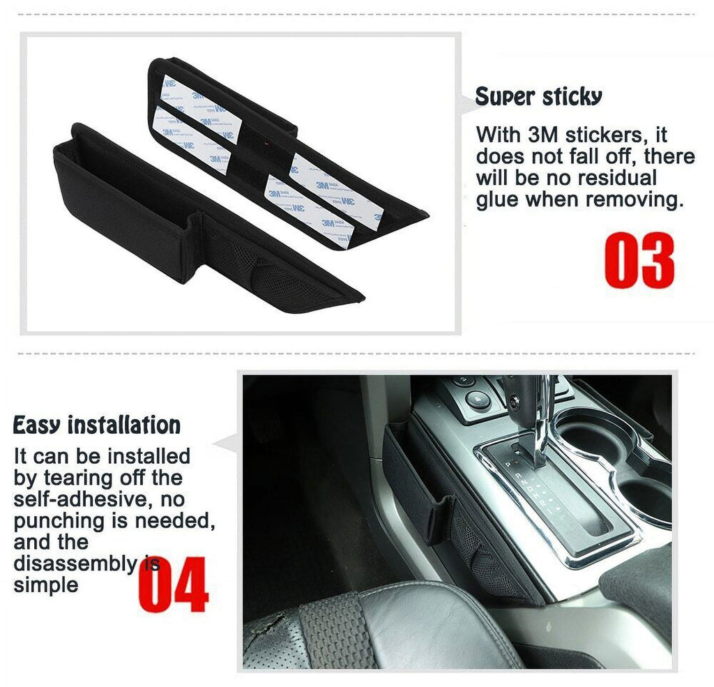 Teledu 2x Car Left & Right Gear Sizehift Sizetorage Bag Organize