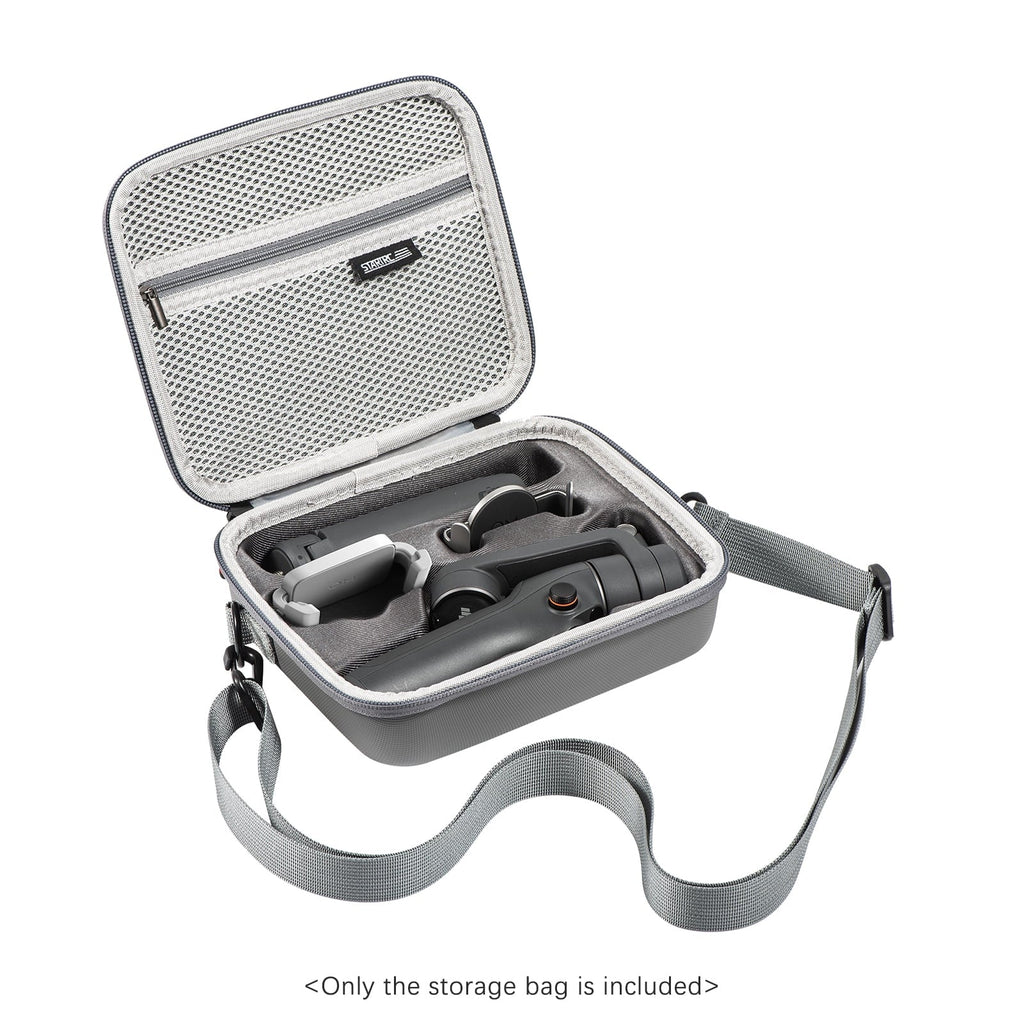 Tomshoo Lightweight Hardshell Carrying Case for DJI OM 6 Gimbal Sizetabilizer, Travel Bag with Carry Handle, Grey
