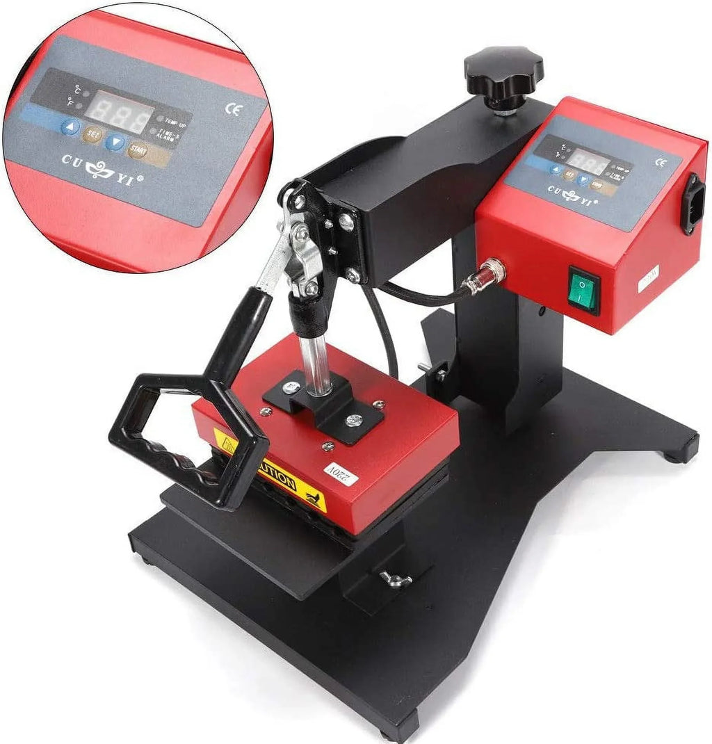Miumaeov 6 in 1 Pen Heat Press Machine, Pen Heat Press Transfer Machine, Digital 3D Sizeublimation Heat Press Machine Logo Transfer Printing Machine for DIY Pen Printing 110V 350W