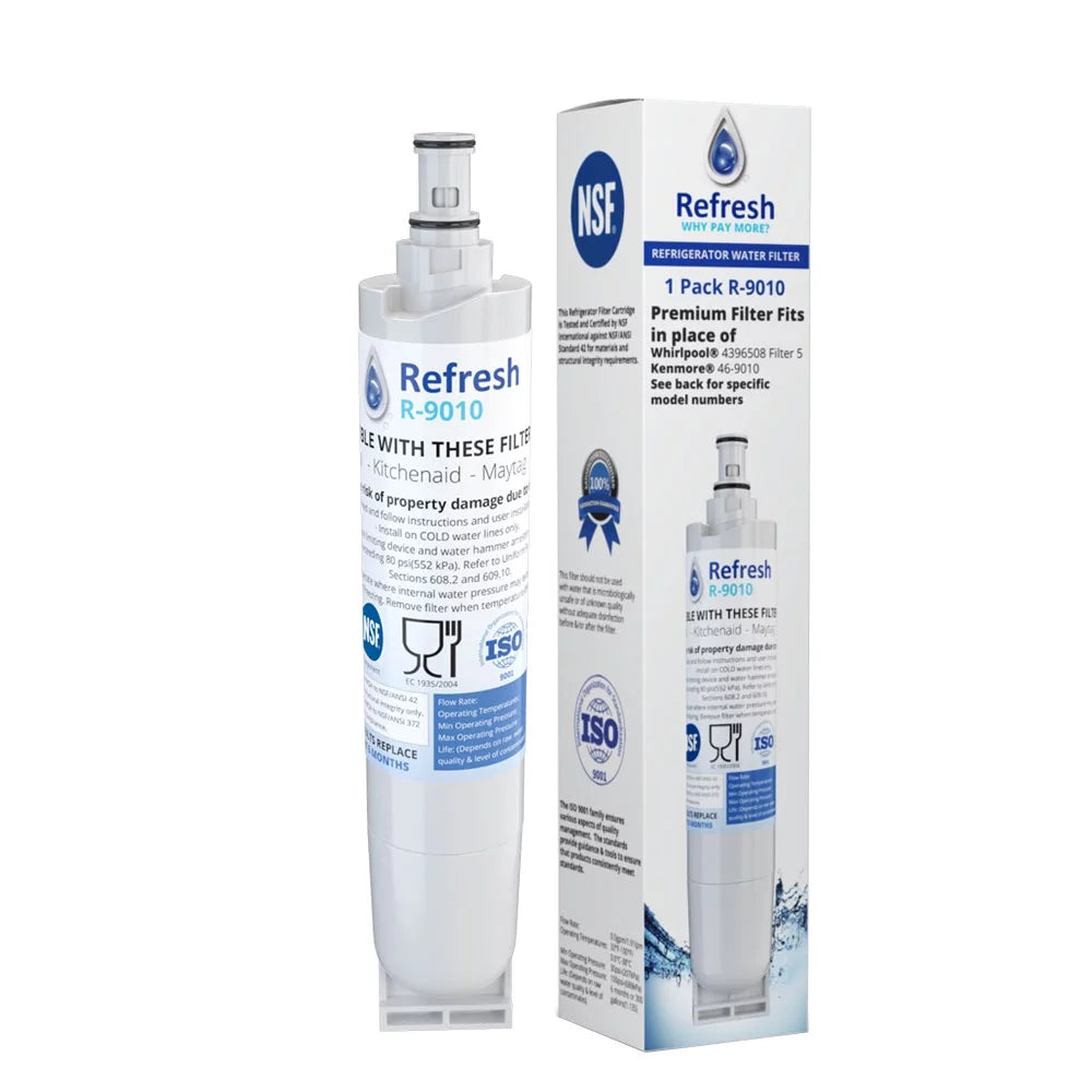 Replacement For Whirlpool ED2GHEXNB04 Refrigerator Water Filter - by Refresh (4 Pack)