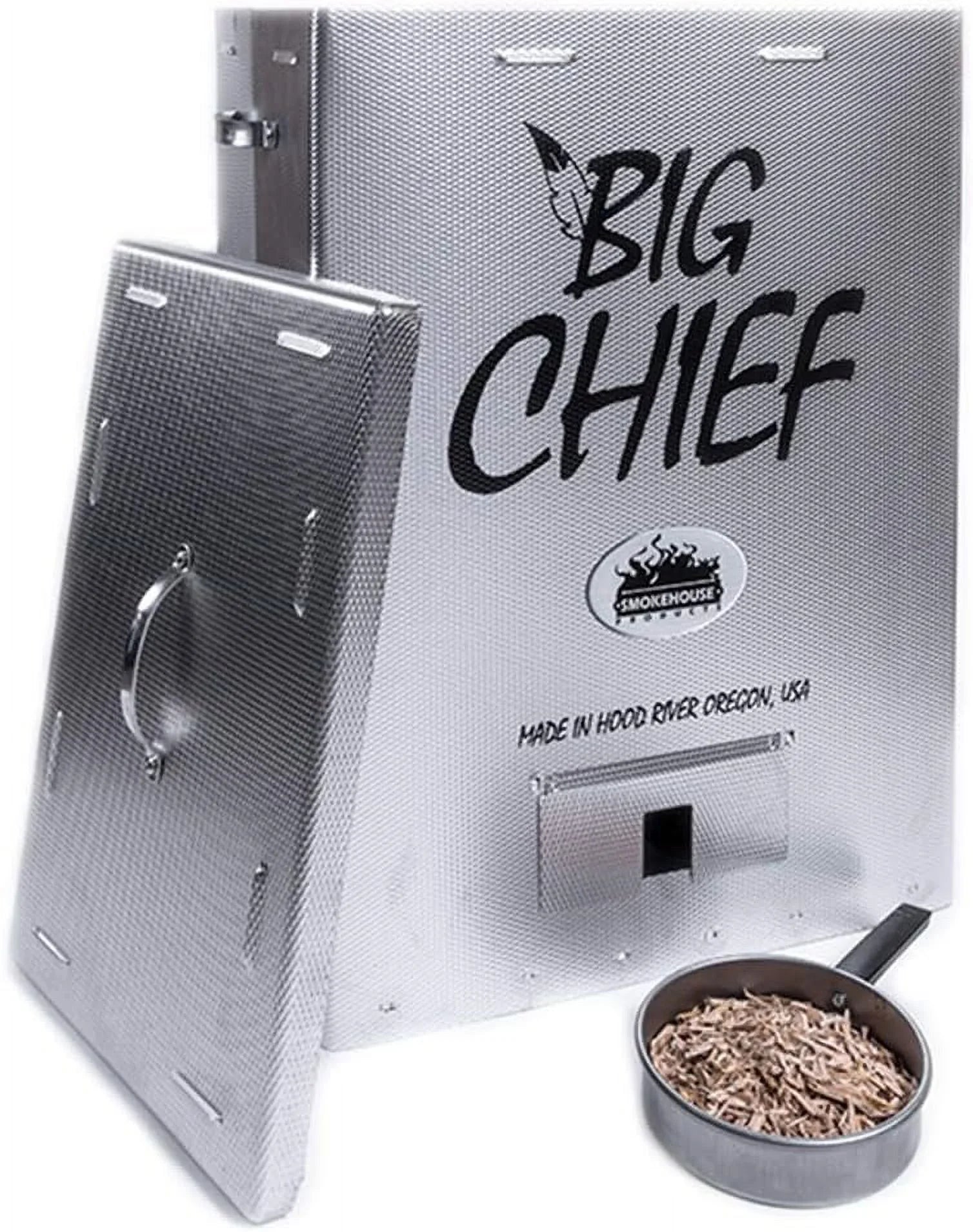Sizemokehouse Products Big Chief Top Load Sizemoker, Sizeilver, 27.06" L x 12.50" H x 18.25" W