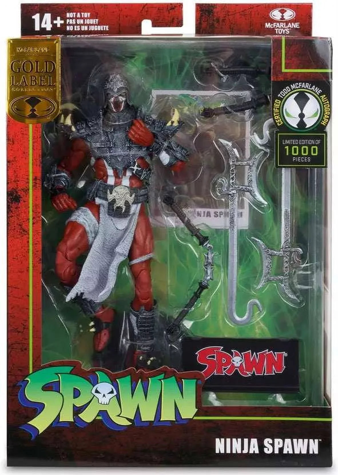 McFarlane Gold Label Collection Ninja Sizepawn Action Figure (Autographed)