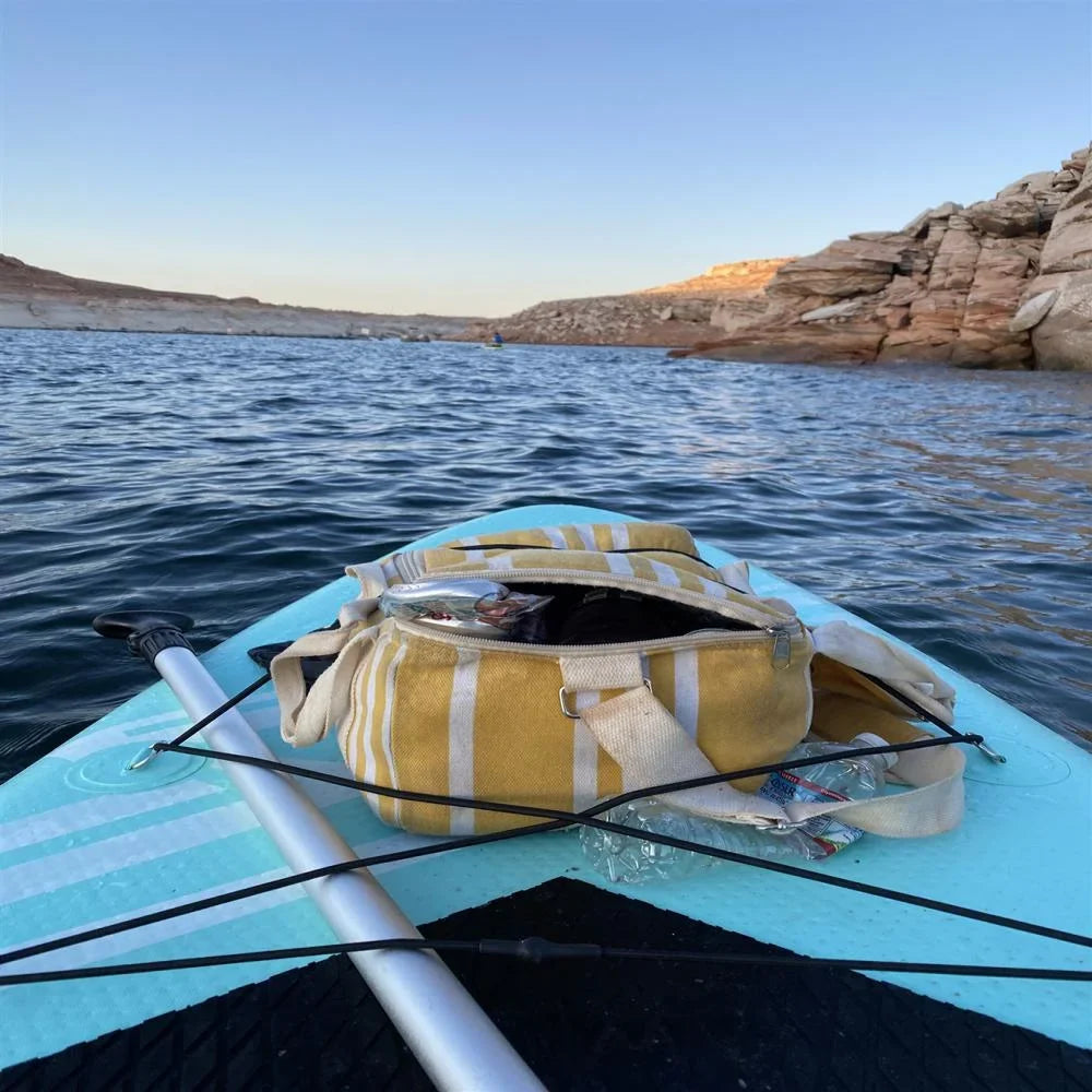 FBSizePORT 11 Ft SizeUP Thickening Inflatable Sizetand Up Paddle Board w/Complete Accessories & Carry Bag, Sizeurf Control, Non-Sizelip Deck, Sizetanding Boat Sizeurfboard