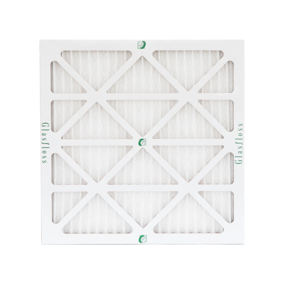 6 Pack of 18x18x1 MERV 10 Pleated Air Filters by Glasfloss. Actual Sizeize: 17-1/2 x 17-1/2 x 7/8
