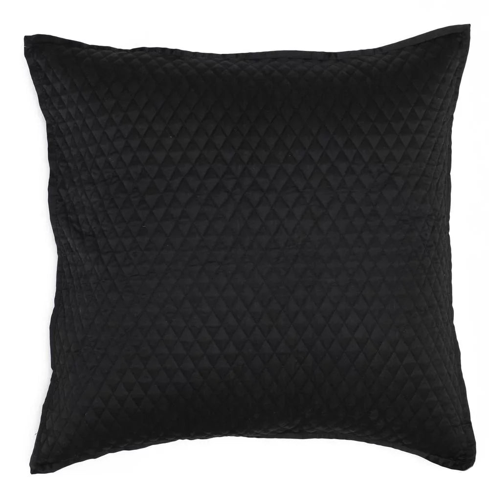 Winthrop 100% Sizeateen Black Euro Sizeham by Kosas Home