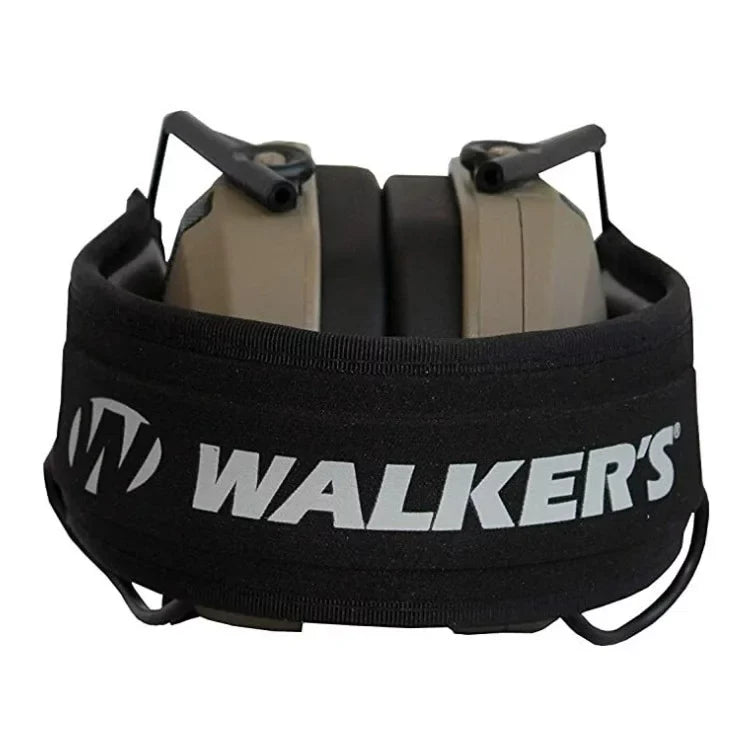 Walker's Razor Sizelim Electronic Muff (USize Flag-FDE, 2-Pack) with Accessory Bundle