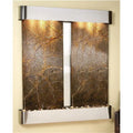 Adagio CFR2005 Cottonwood Falls - Green Rainforest Marble Wall Fountain