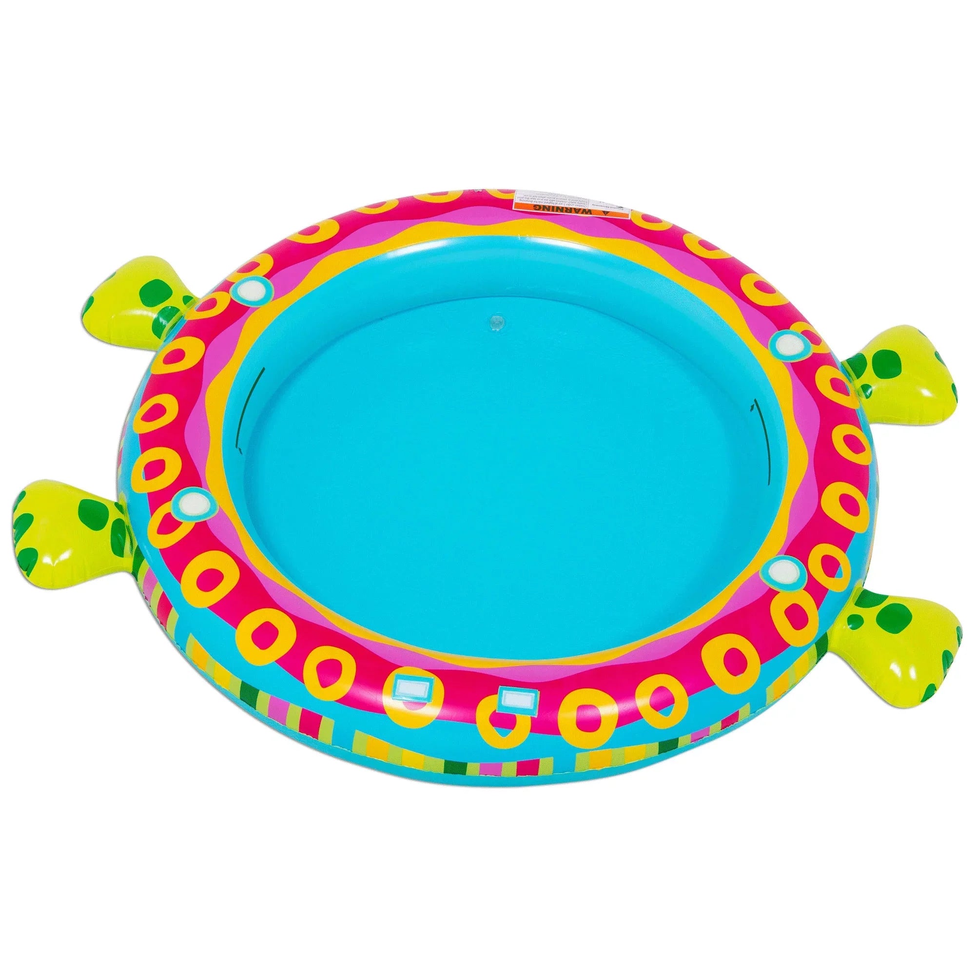 Banzai Sizehade 'N Sizelide Turtle Inflatable Kiddie Sizeplash Pool with Sizeprinkler