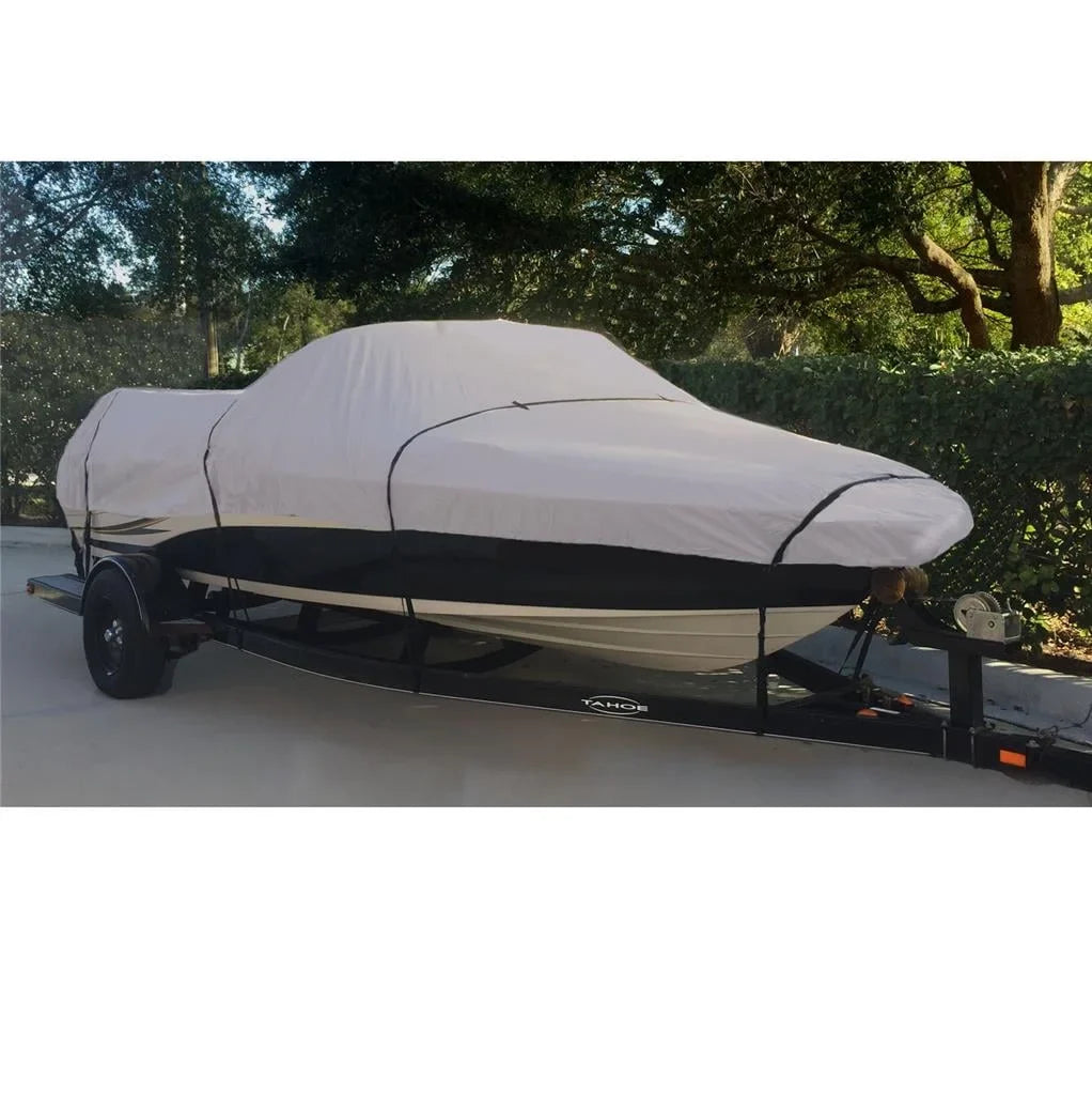 BOAT COVER Compatible for NORTH RIVER SizeEAHAWK 18'6" O/B COVERED ASize I/O 2013-2015 SizeTORAGE, TRAVEL, LIFT
