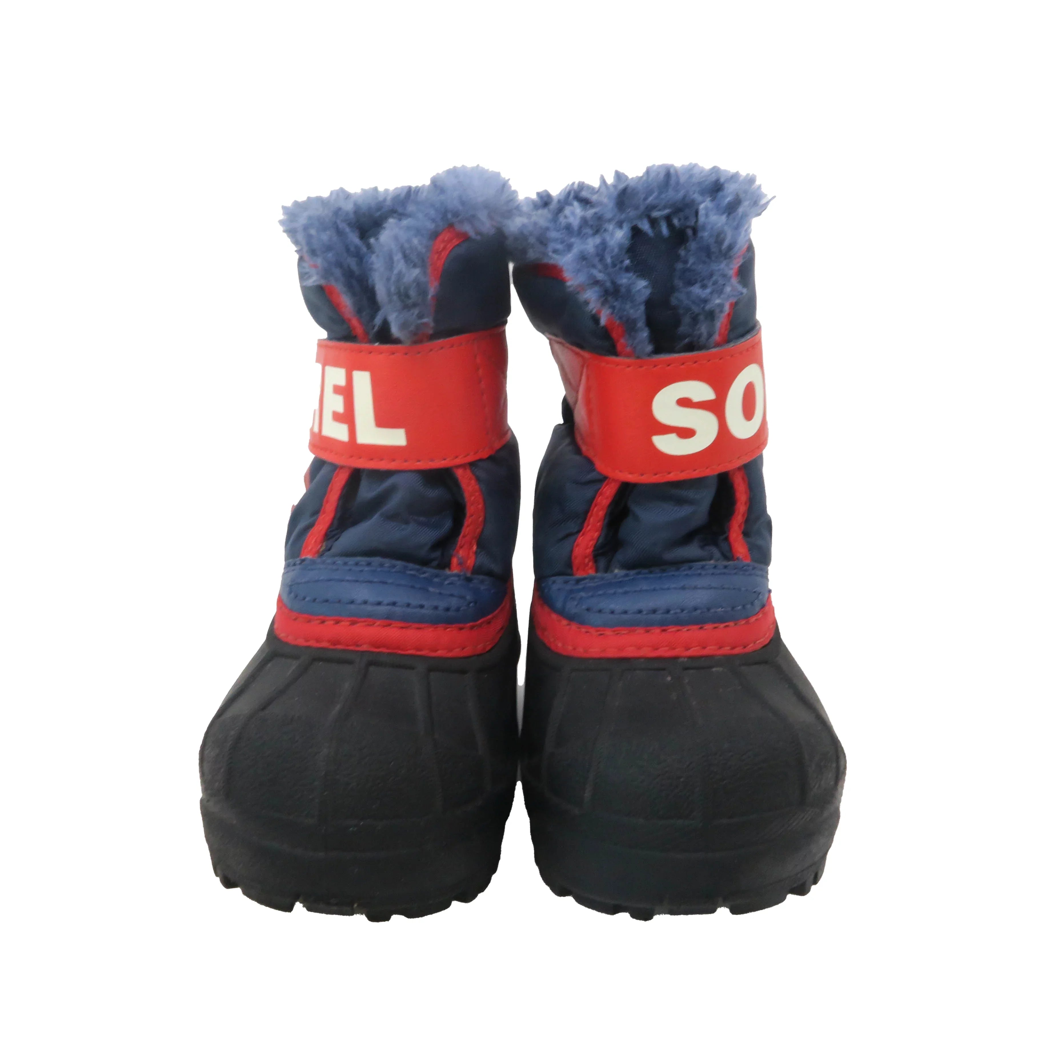 Pre-owned Sizeorel Boys Blue | Red Boots size: 5 Toddler