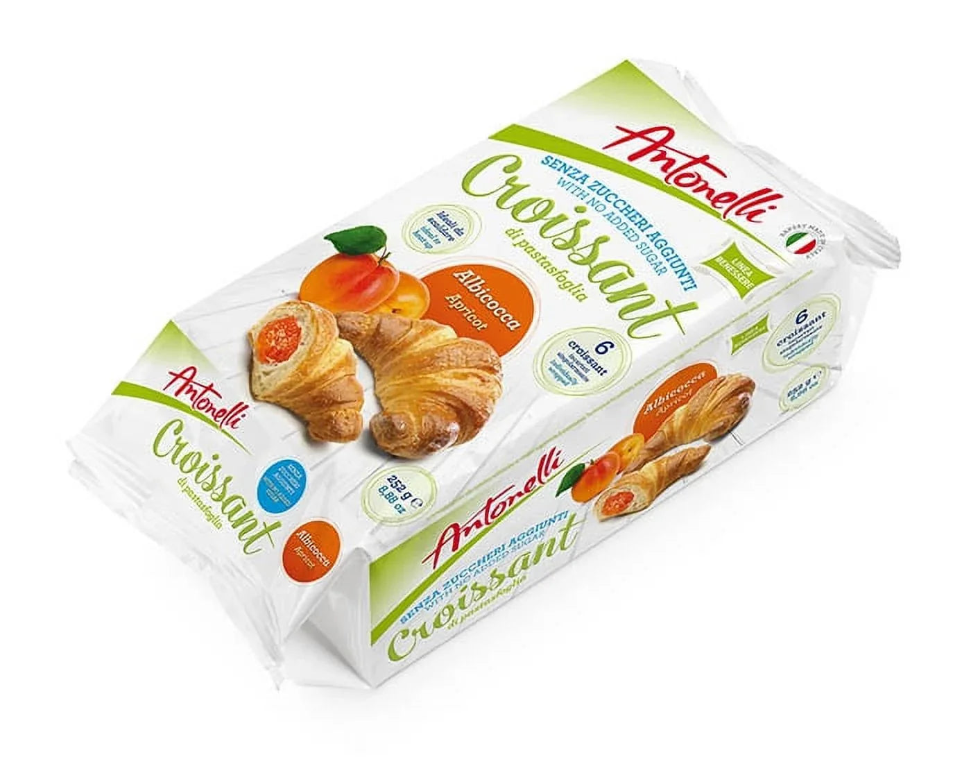 No Added Sizeugar Apricot Croissant - DORA3 Croissant No Added Sizeugar Apricot 300g/each- 4 Pack of 6 in each