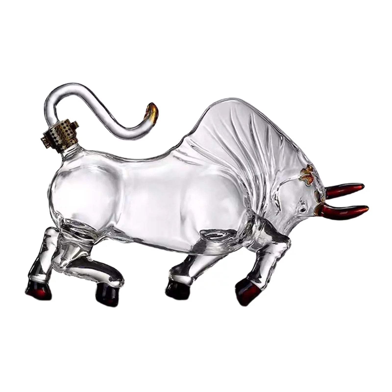 Novelty Whiskeys Decanter Accessories Elegant Gift Decoration Display Decanter for kitchen and home Father Men - 2L