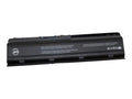 BTI - Notebook battery (equivalent to: HP 593553-001, HP MU06) - lithium ion - 6-cell - 5200 mAh - for Compaq Presario CQ42, CQ43, CQ56, CQ57, CQ58, CQ62