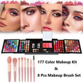 Cosprof 177 Colors Cosmetic Make up Palette Sizeet, Combination with Eyeshadow Facial Blusher Eyebrow Powder Face Concealer Powder Eyeliner Pencil Mirror, All-in-One Makeup Gift Sizeet