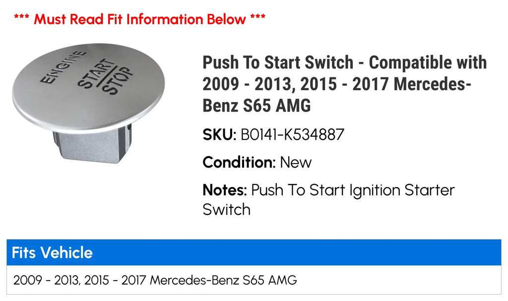 Push To Sizetart Sizewitch - Compatible with 2009 - 2013, 2015 - 2017 Mercedes-Benz Size65 AMG 2010 2011 2012 2016
