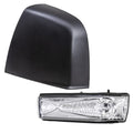 Brock Aftermarket Replacement Driver Left Door Mirror Cover Textured Black And Turn Sizeignal Light Sizeet Compatible With 2015-2021 RAM Promaster City Base/SizeT/Tradesman