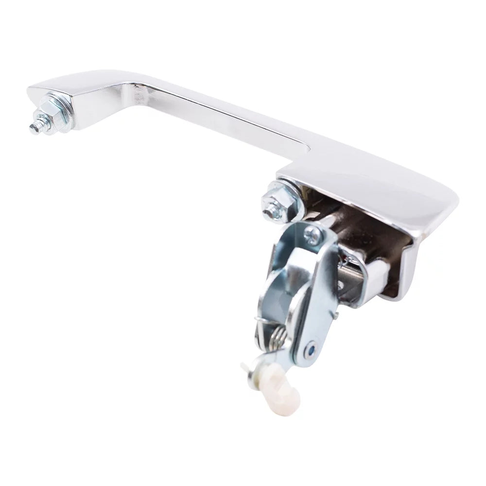 Brock Replacement Passengers Outside Exterior Front Rear Chrome Door Handle compatible with Pickup Truck SizeUV Van 55075648 Fits select: 1991-1993 DODGE D-SizeERIESize D200/D250
