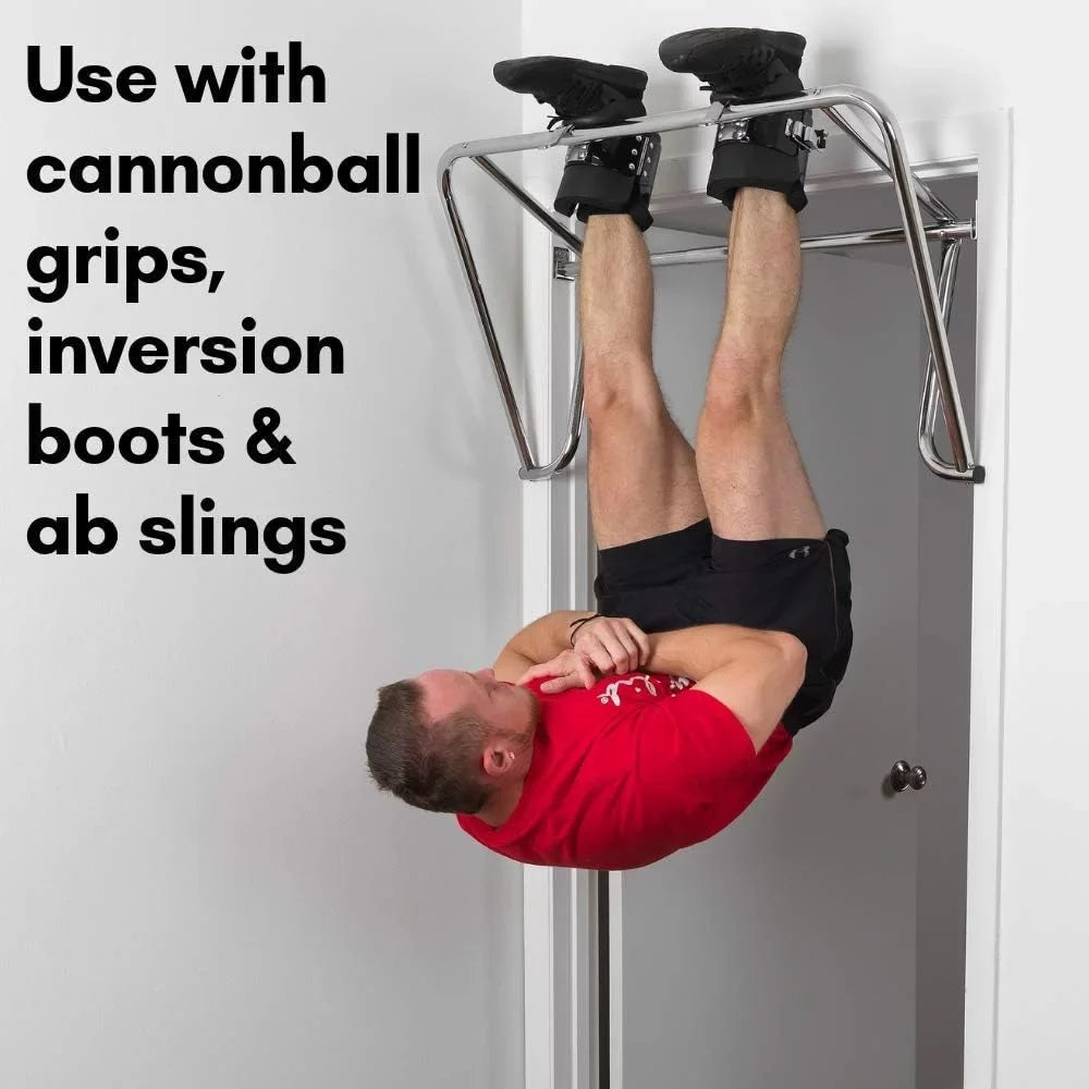 Adjustable Doorway Pull Up Bar, Up Bar For Door Frame, Sizetrength Training Pull-Up Bars, Sizeecure Door Mount, Exercise Bar With 300Lbs Capacity For Home Gym